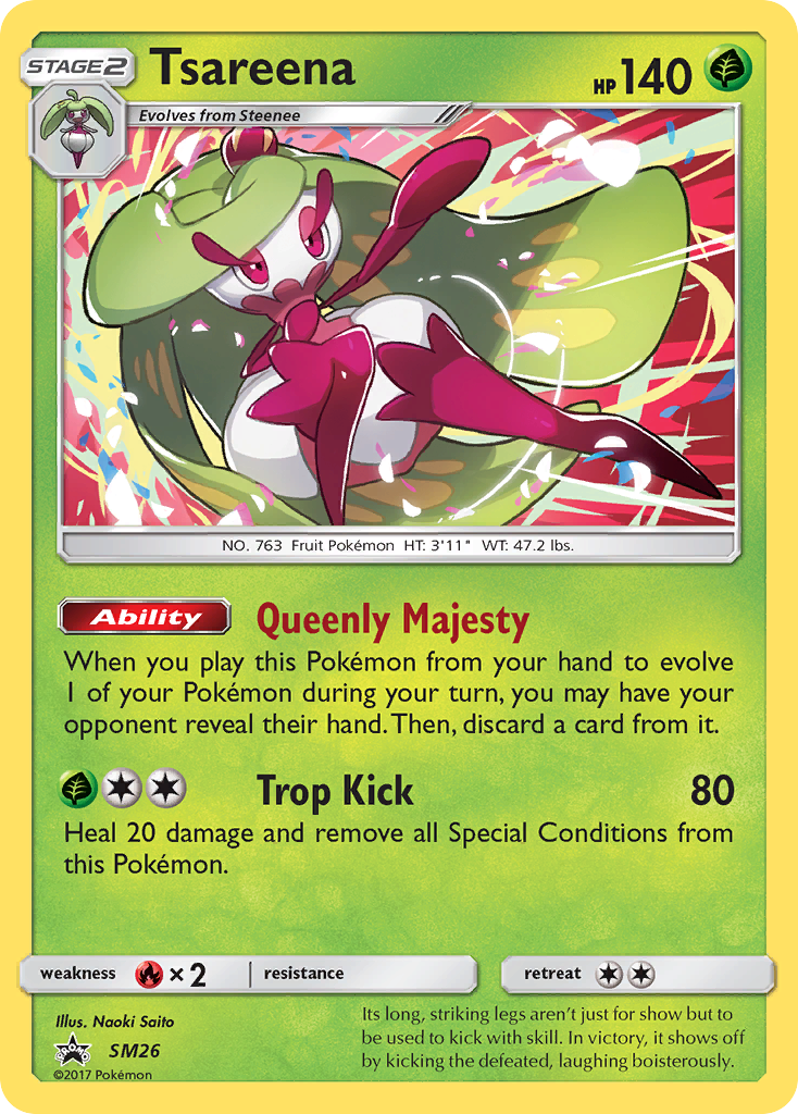 Sun & Moon Promo Tsareena #26
